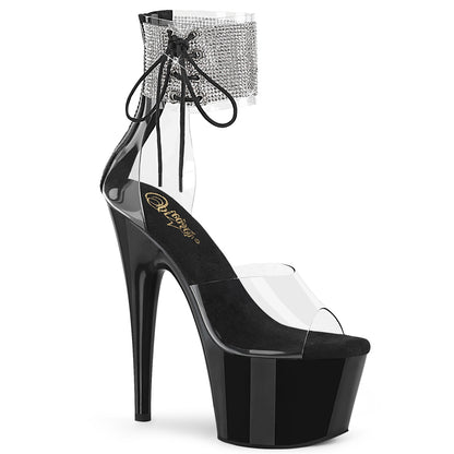 Pleaser Sandales pour femmes ADORE-724RS CLR / BLK