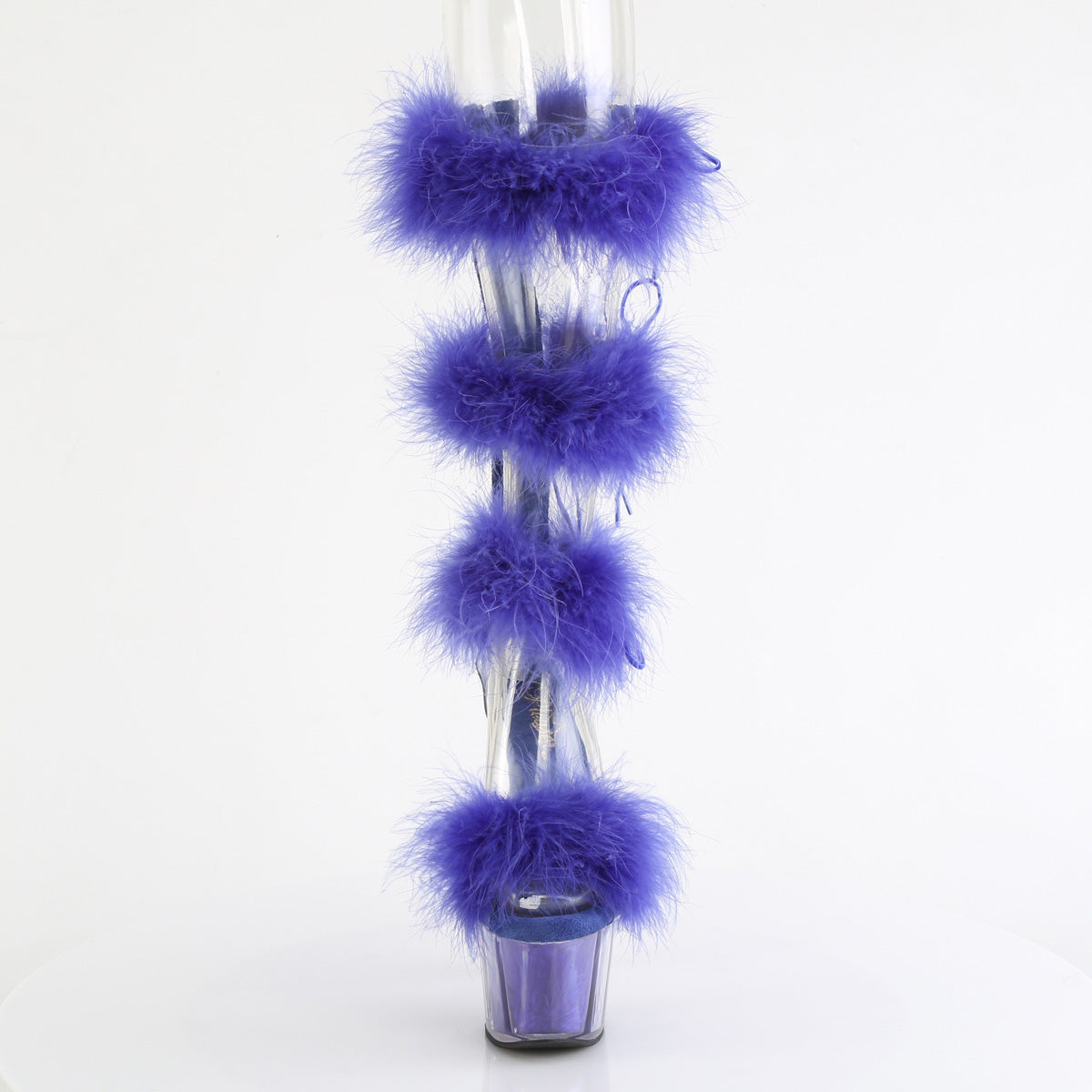 Pleaser   ADORE-728f Clr-Royal Blue Fur / M
