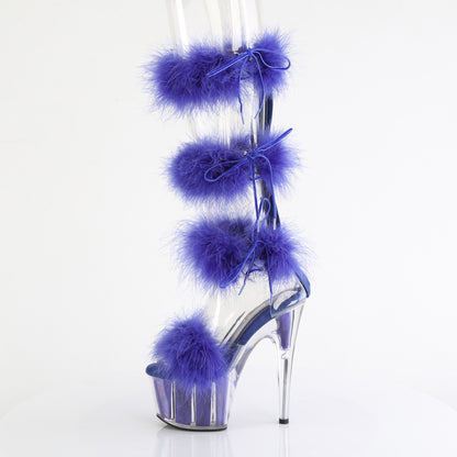 Pleaser   ADORE-728f Clr-Royal Blue Fur / M