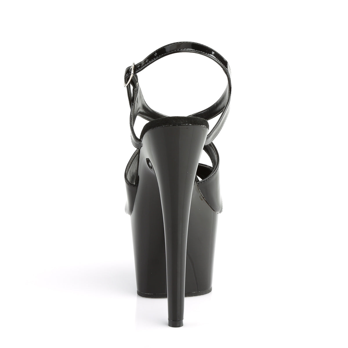 Pleaser Womens Sandals ADORE-730 Blk Pat/Blk
