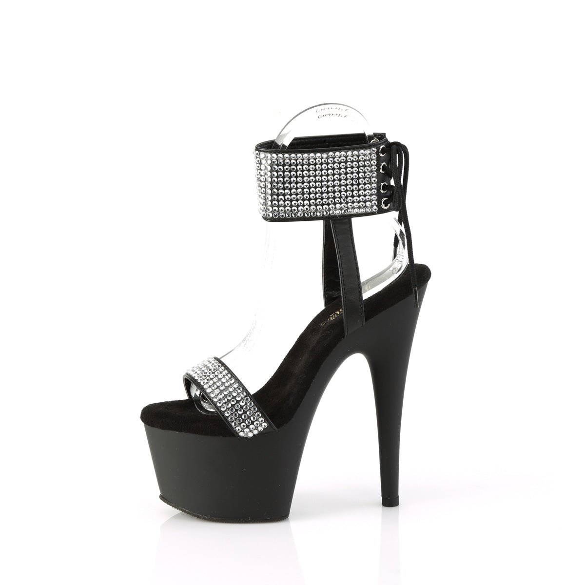 Pleaser   ADORE-770 BLK faux cuir-rs / blk matte