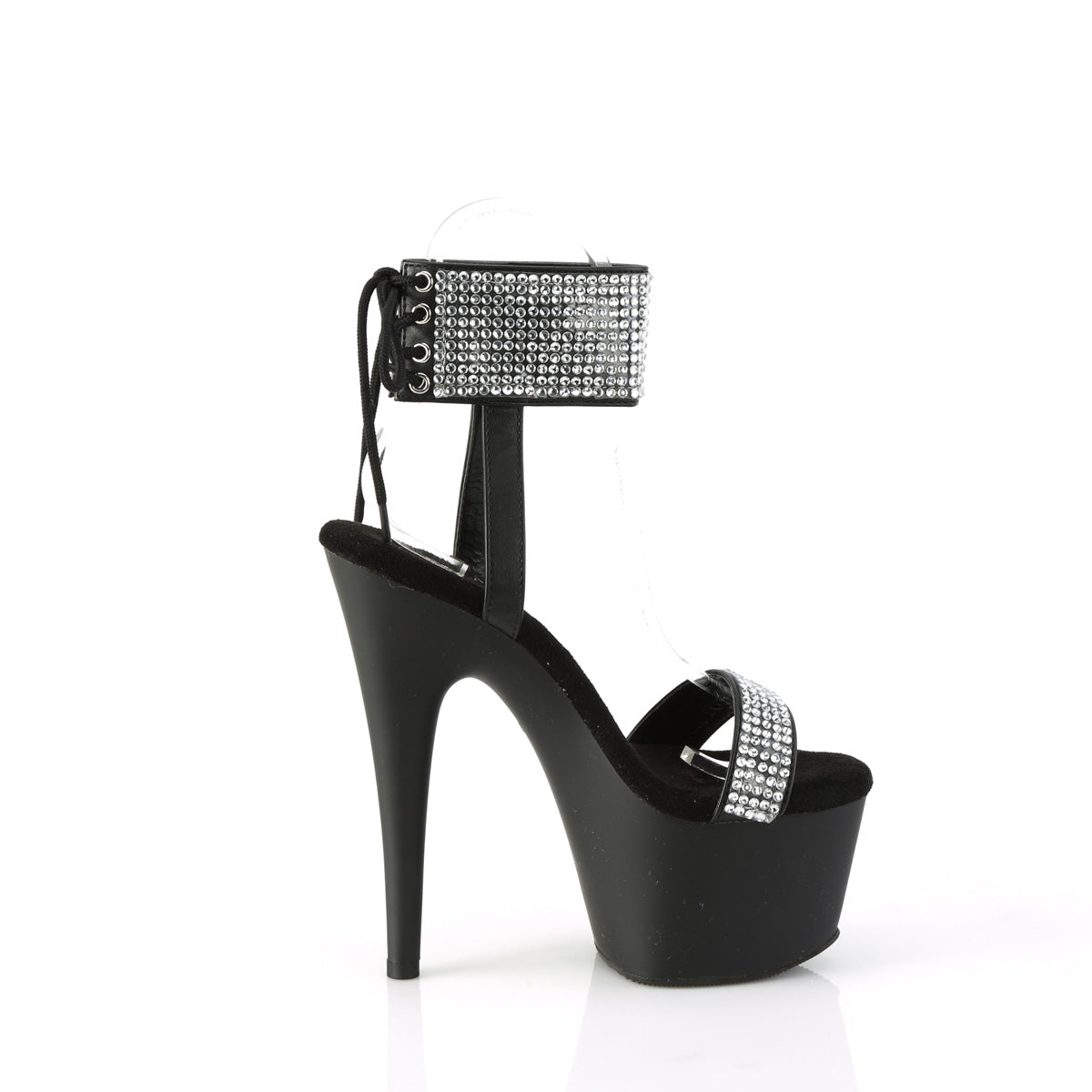 Pleaser   ADORE-770 BLK faux cuir-rs / blk matte