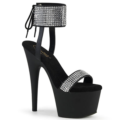 Pleaser   ADORE-770 BLK faux cuir-rs / blk matte