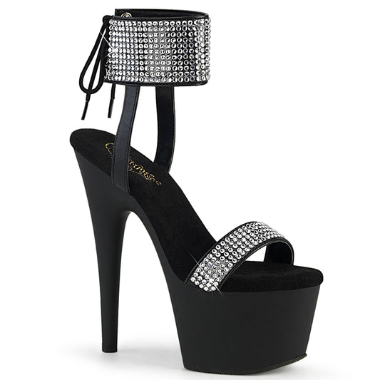 Pleaser   ADORE-770 Blk Faux Leather-RS/Blk Matte