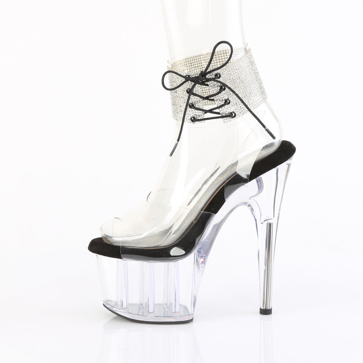 Pleaser   ADORE-791-2rs CLR-BLK / CLR