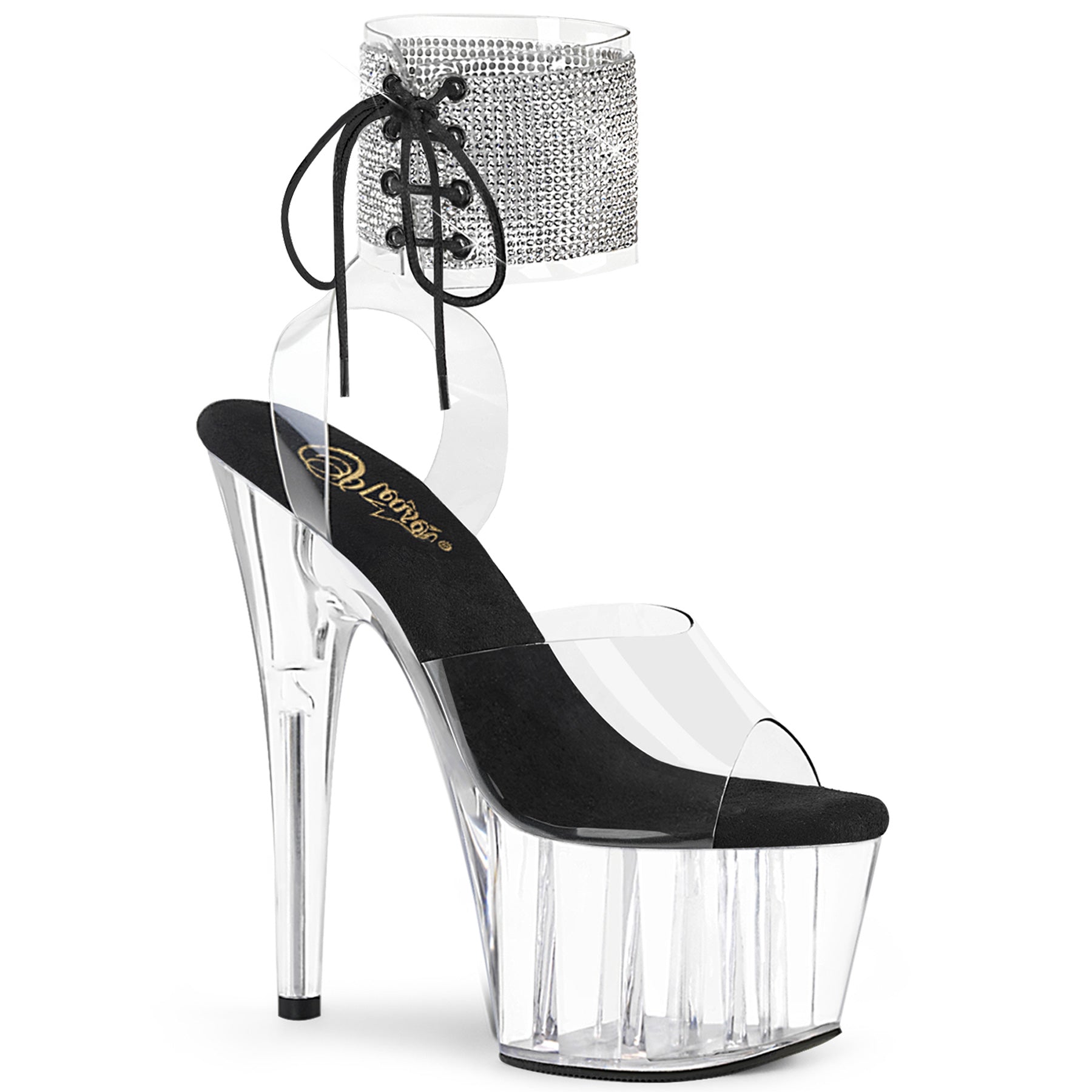 Pleaser   ADORE-791-2rs CLR-BLK / CLR