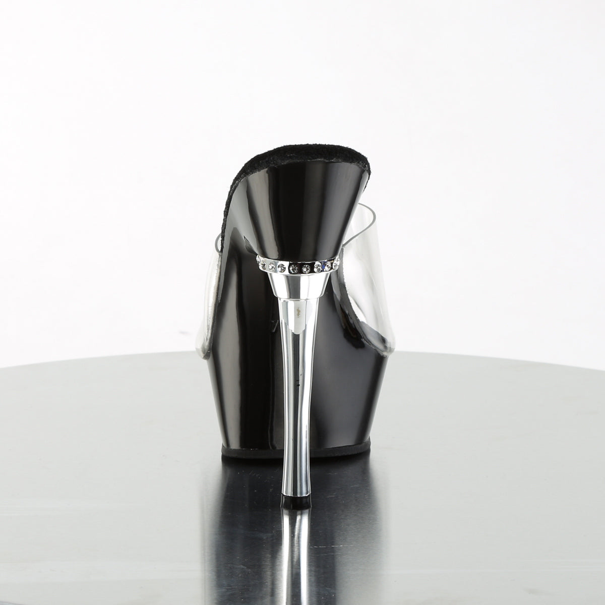 Pleaser Sandales pour femmes ALLURE-601 CLR / BLK