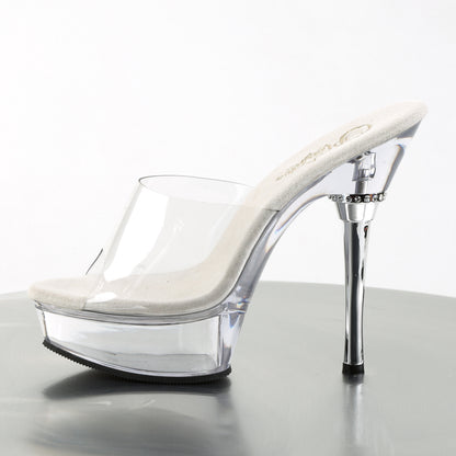 Pleaser Sandales pour femmes ALLURE-601 CLR / CLR