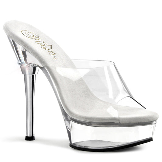 Pleaser Sandales pour femmes ALLURE-601 CLR / CLR