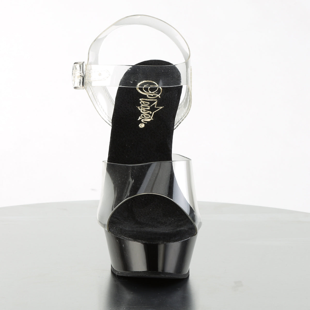 Pleaser Sandales pour femmes ALLURE-608 CLR / BLK