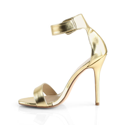 Pleaser Pompes pour femmes AMUSE-10 tapis en or. Puce