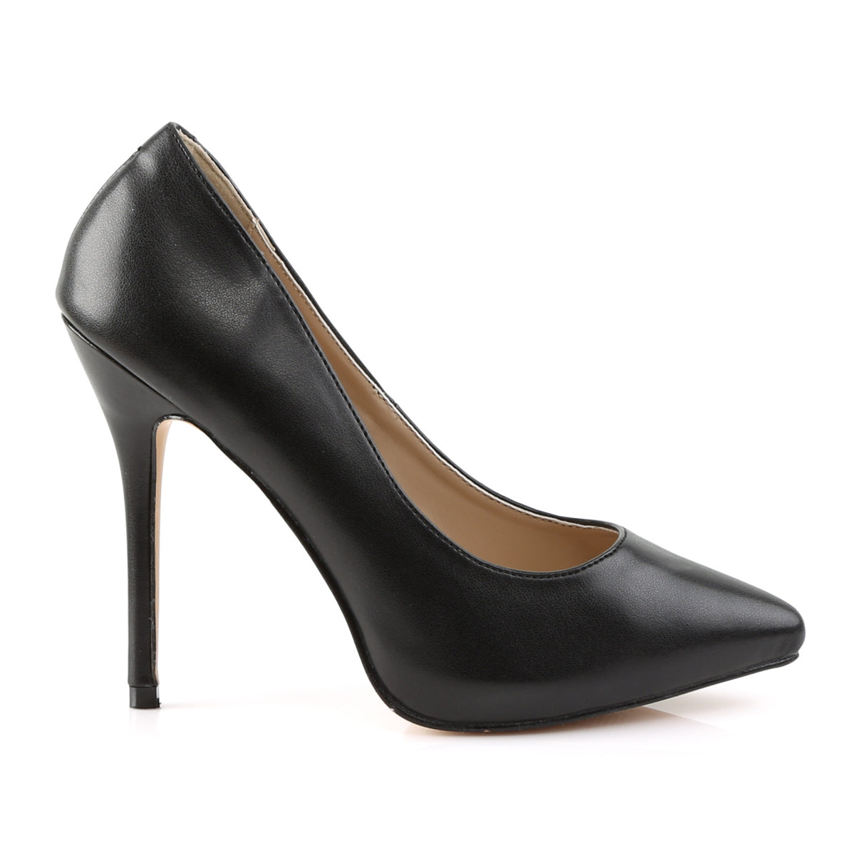 Pleaser Pompes pour femmes AMUSE-20 Blk Faux Cuir