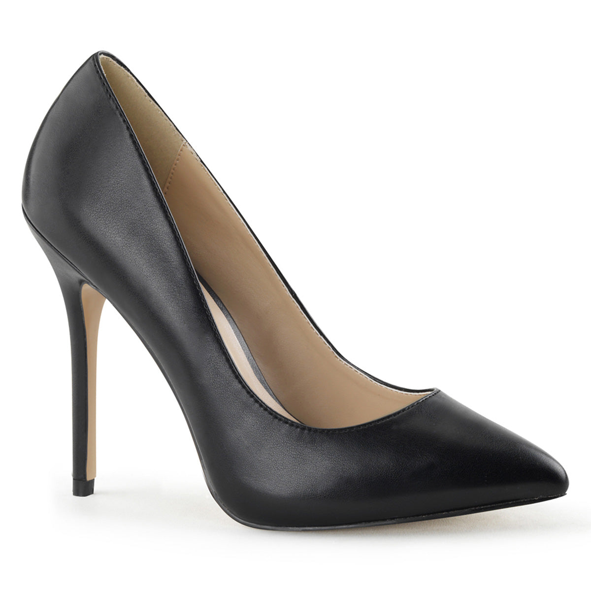 Pleaser Pompes pour femmes AMUSE-20 Blk Faux Cuir
