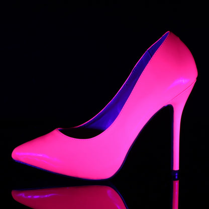Pleaser Pompes pour femmes AMUSE-20 néon fuchsia pat