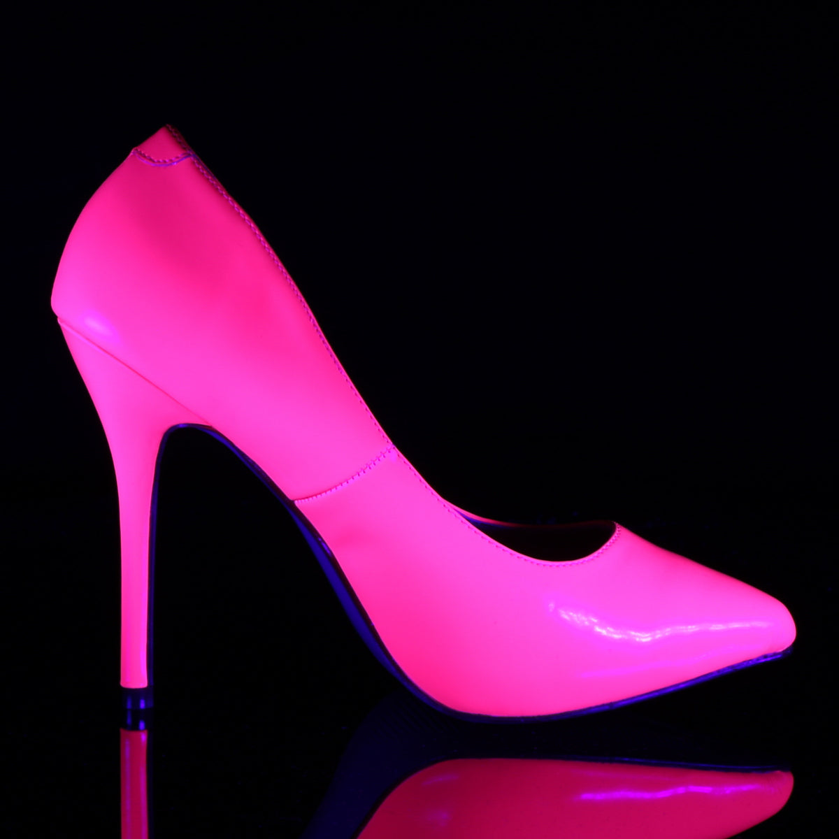 Pleaser Pompes pour femmes AMUSE-20 néon fuchsia pat
