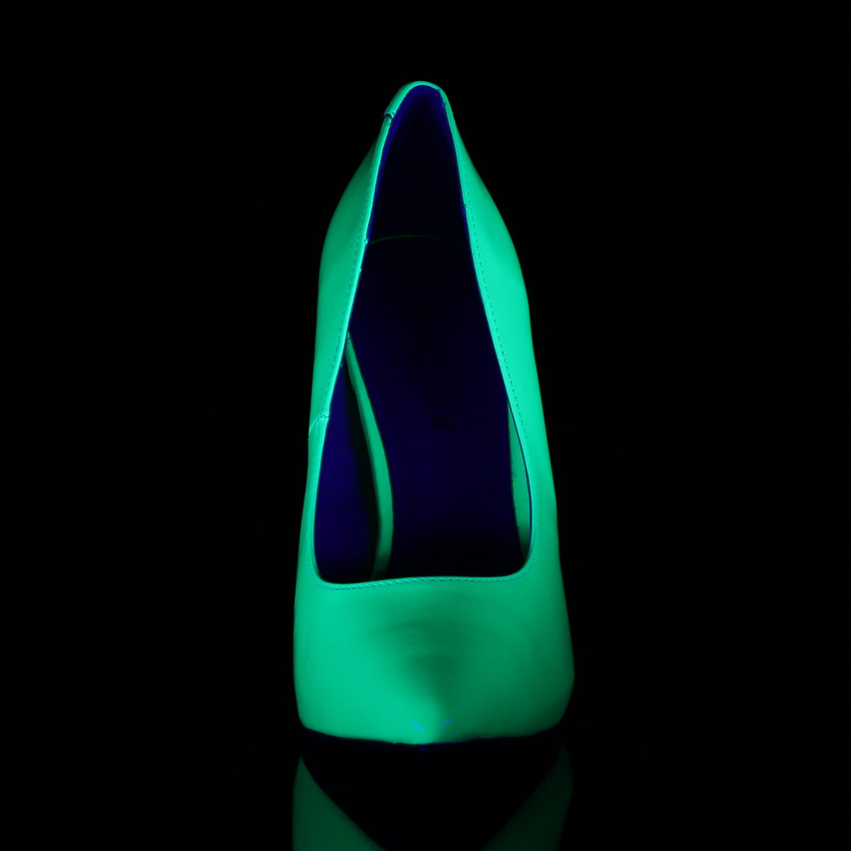 Pleaser Pompes pour femmes AMUSE-20 néon vert pat