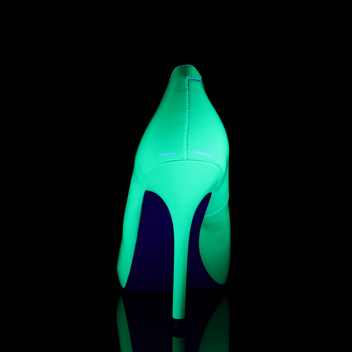 Pleaser Pompes pour femmes AMUSE-20 néon vert pat