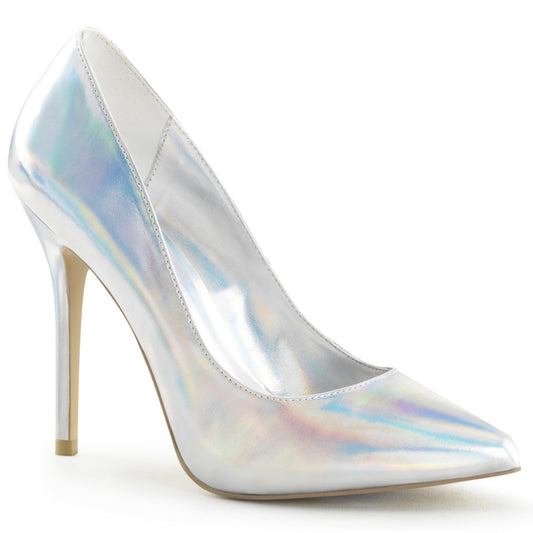 Pleaser Pompes pour femmes AMUSE-20 SLV Hologramme PU