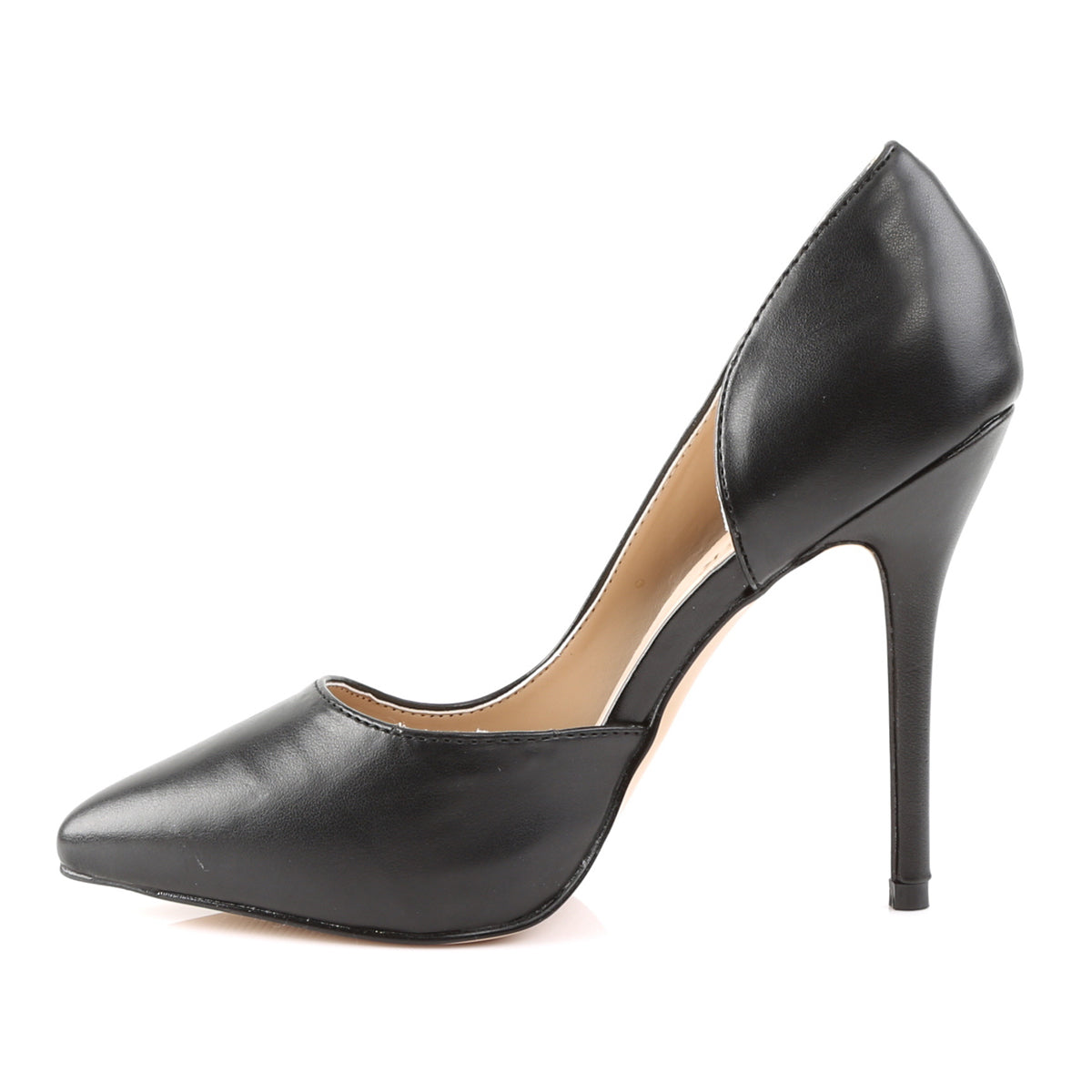 Pleaser Pompes pour femmes AMUSE-22 Blk Faux Cuir