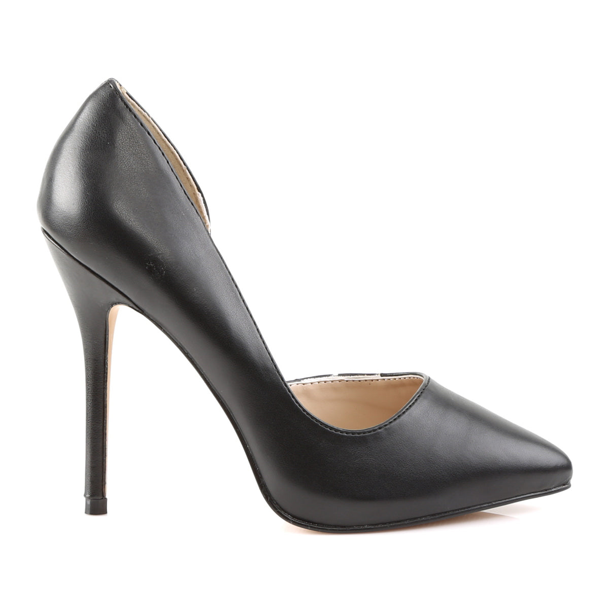 Pleaser Pompes pour femmes AMUSE-22 Blk Faux Cuir