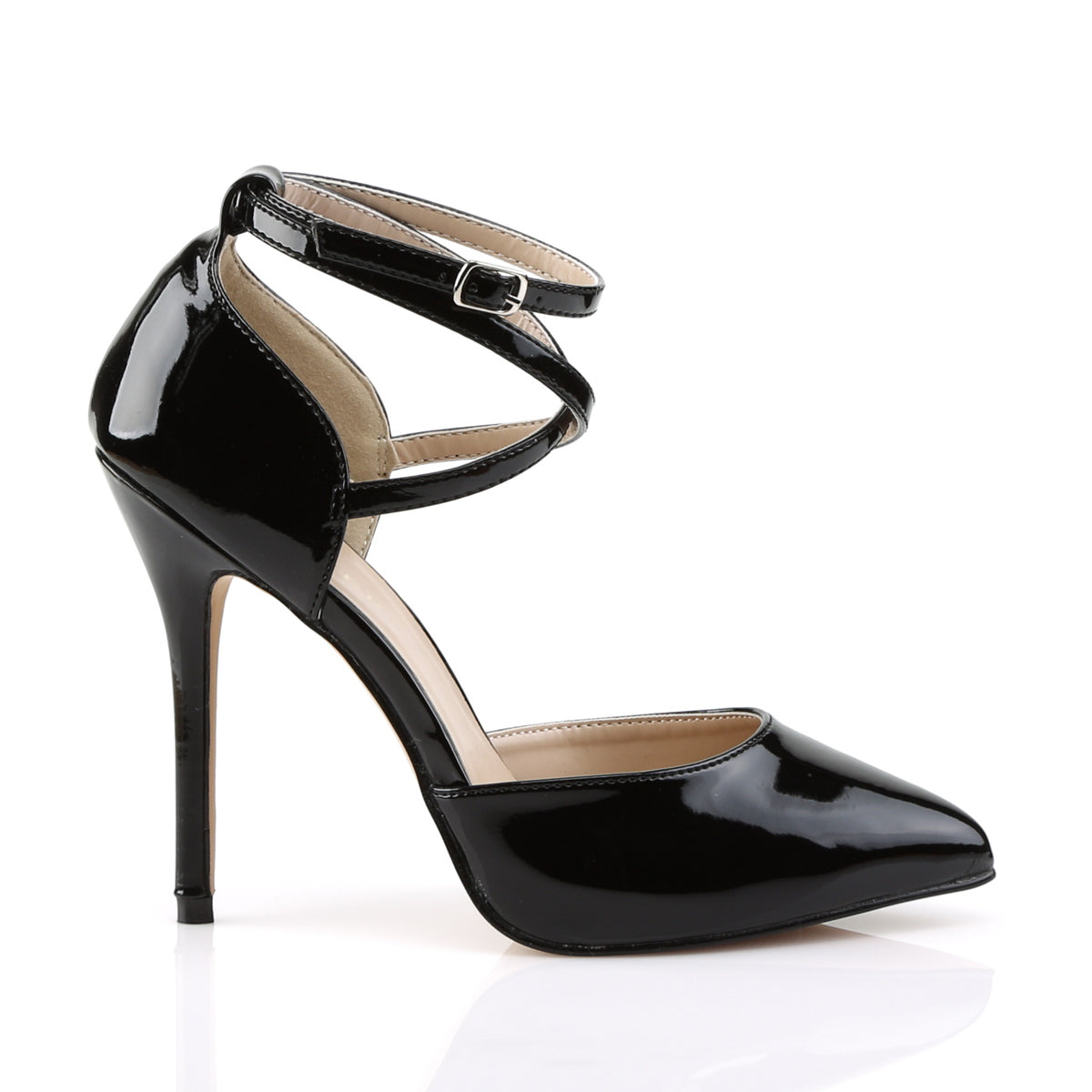 Pleaser Pompes pour femmes AMUSE-25 blk pat