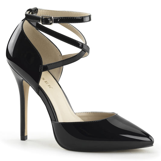 Pleaser Pompes pour femmes AMUSE-25 blk pat