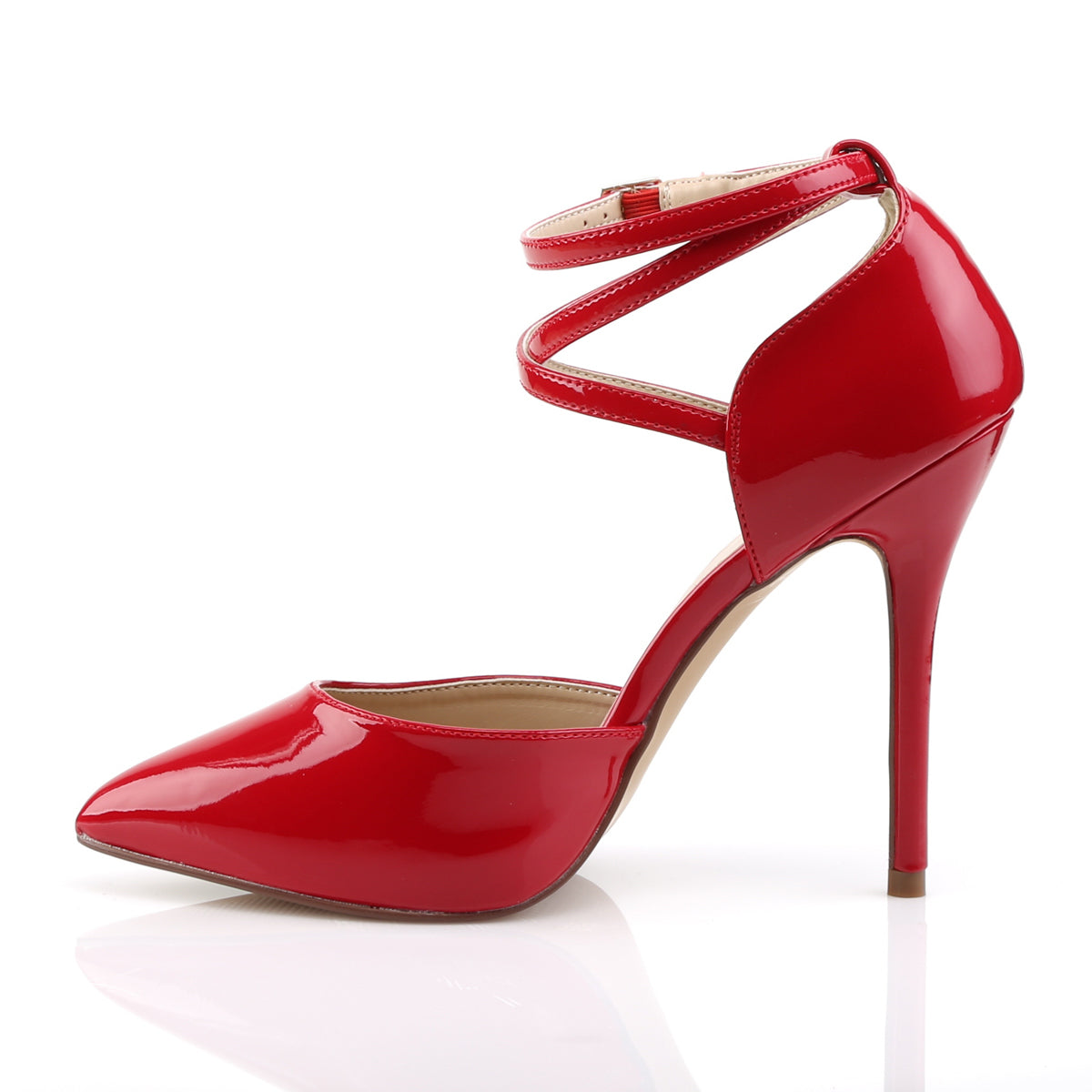 Pleaser Pompes pour femmes AMUSE-25 patère rouge