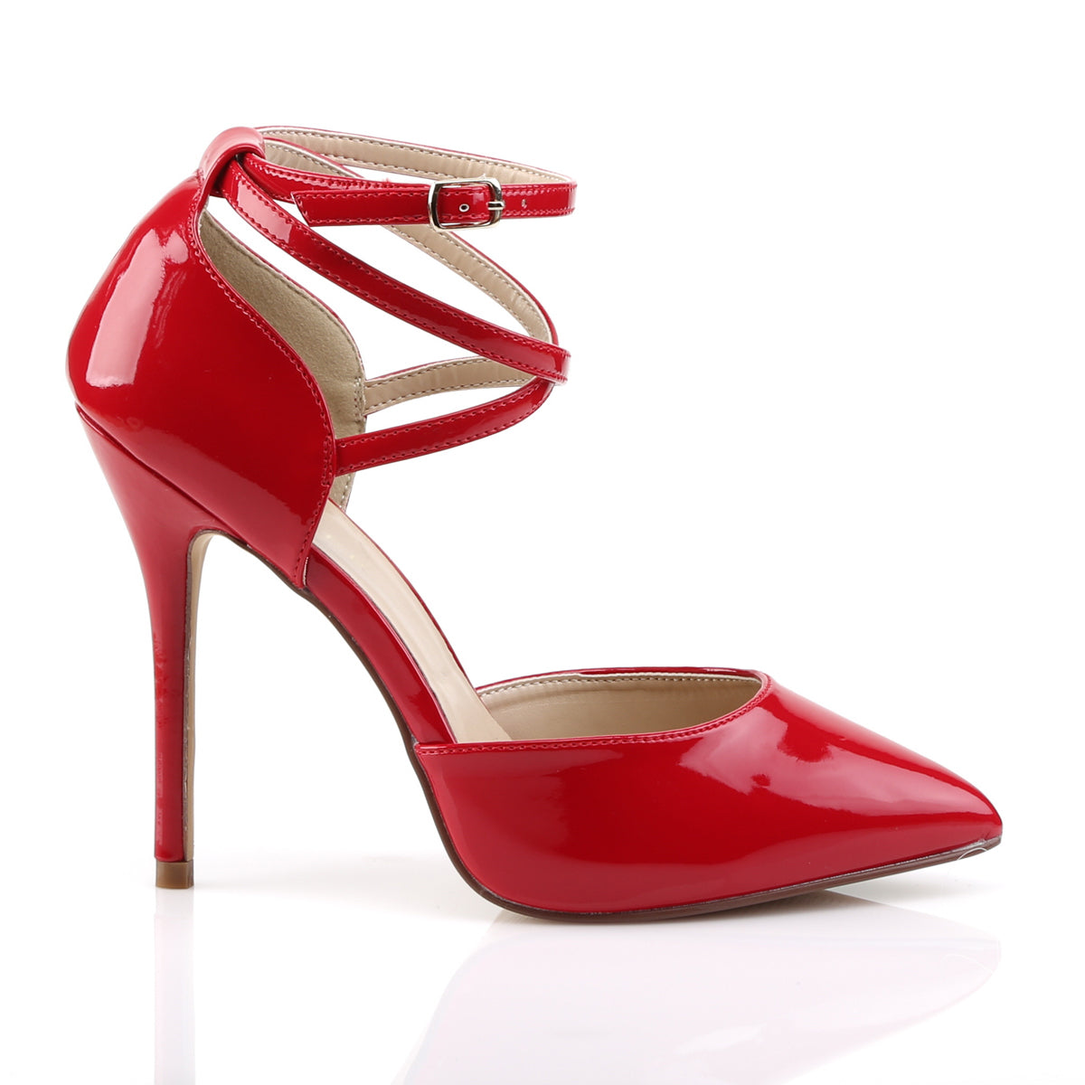 Pleaser Pompes pour femmes AMUSE-25 patère rouge