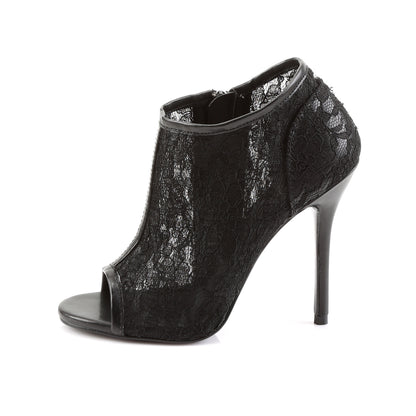 Fabulicious Sandales pour femmes AMUSE-56 blk dentelle-maillage