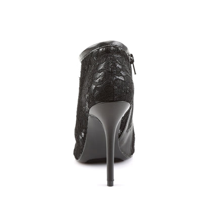 Fabulicious Sandales pour femmes AMUSE-56 blk dentelle-maillage