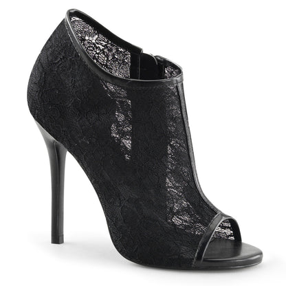 Fabulicious Sandales pour femmes AMUSE-56 blk dentelle-maillage