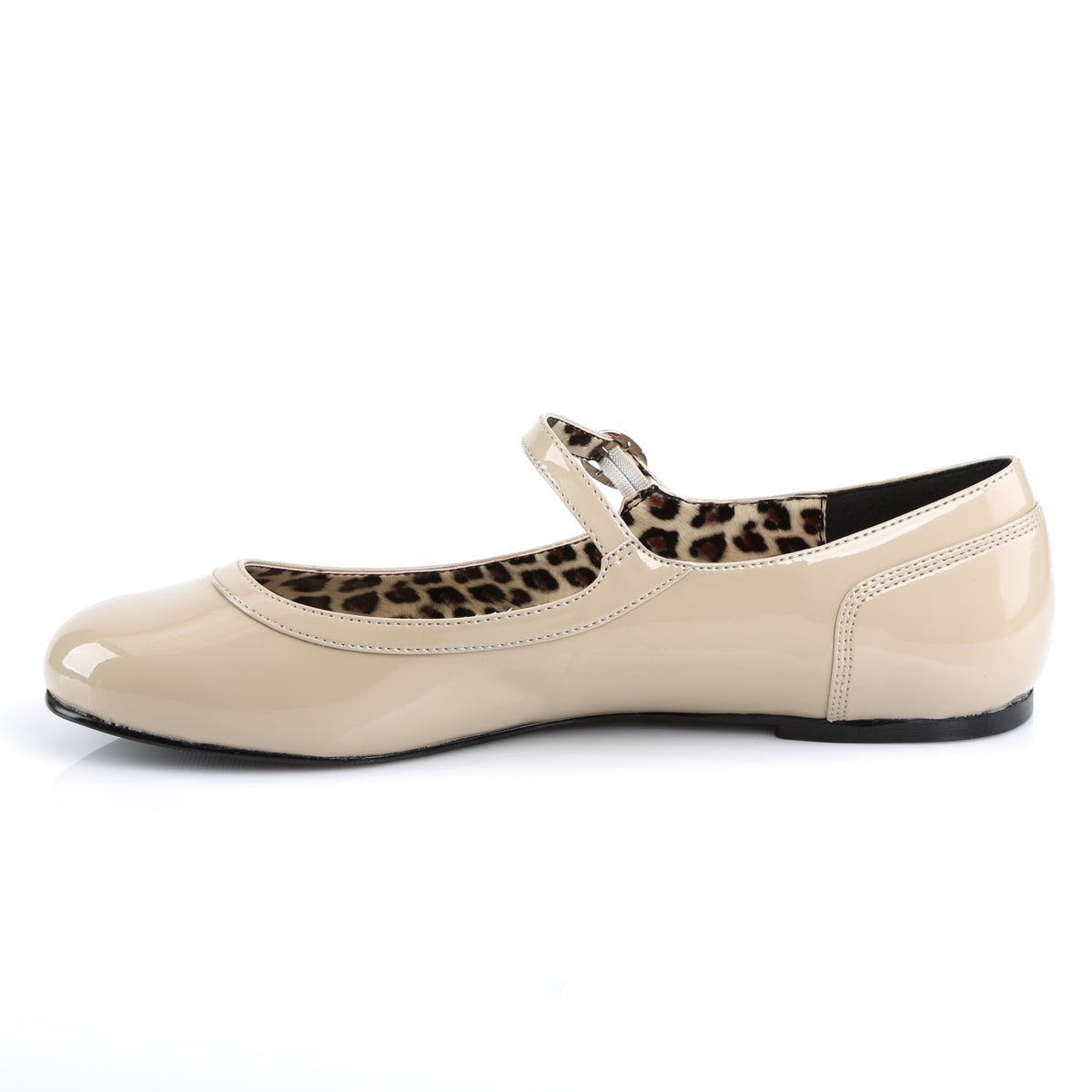 Pleaser Pink Label Womens Pumps ANNA-02 Cream Pat