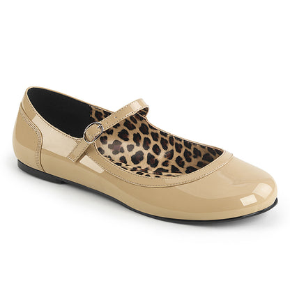 Pleaser Pink Label Womens Pumps ANNA-02 Cream Pat