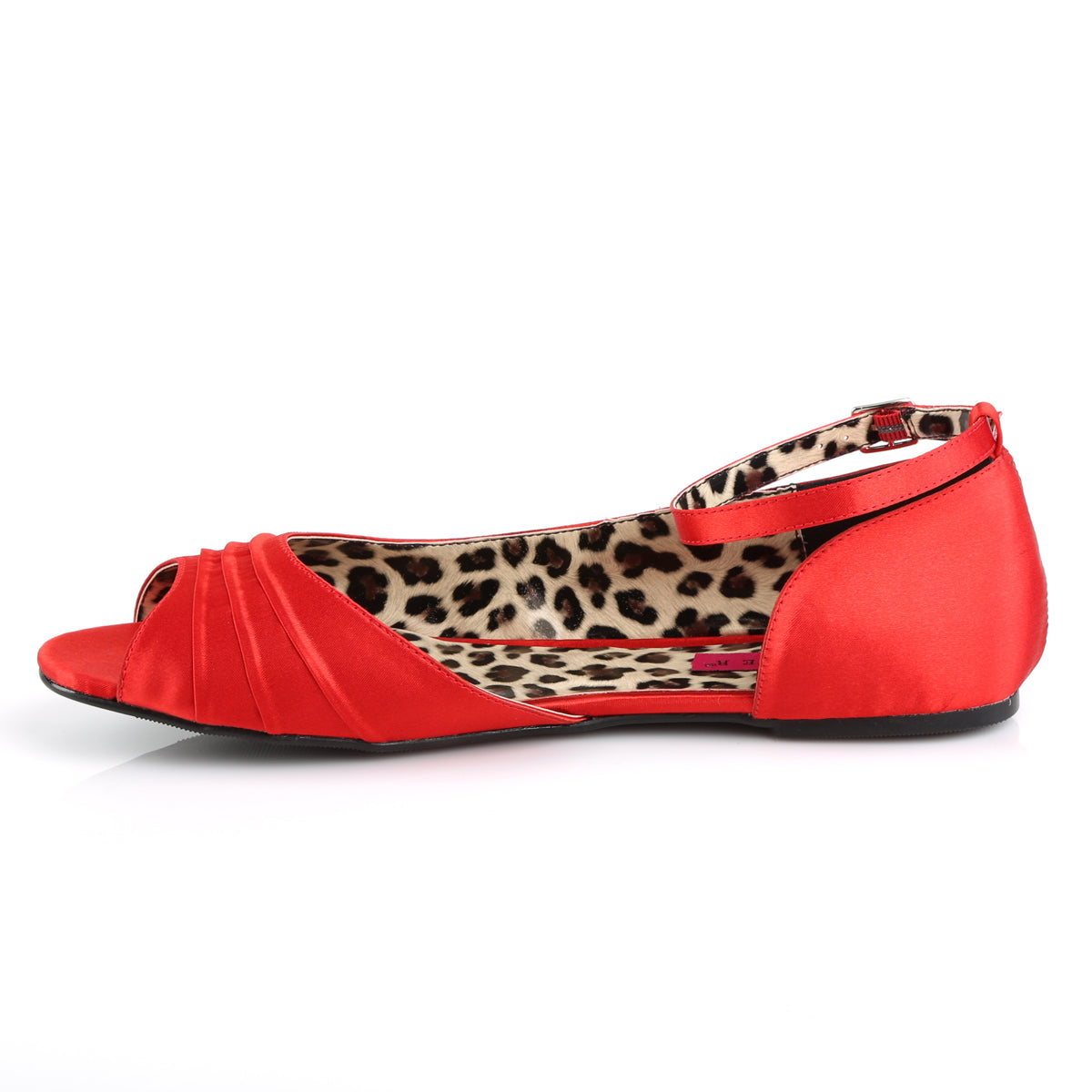 Pleaser Pink Label Pompes pour femmes ANNA-03 satin rouge