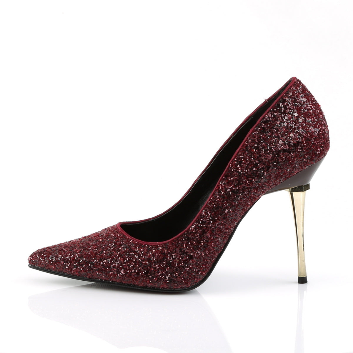Pleaser Pompes pour femmes APPEAL-20g Bourgogne gltr PU