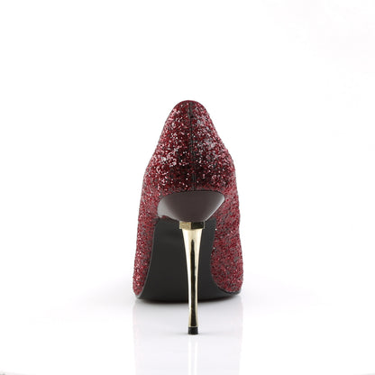 Pleaser Pompes pour femmes APPEAL-20g Bourgogne gltr PU