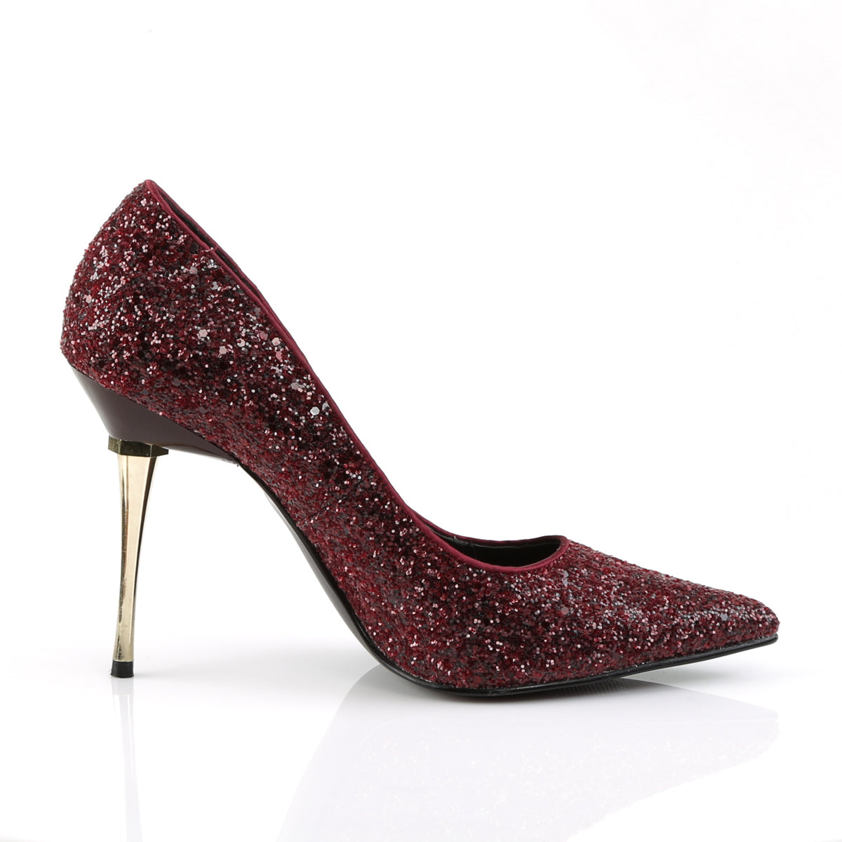 Pleaser Pompes pour femmes APPEAL-20g Bourgogne gltr PU