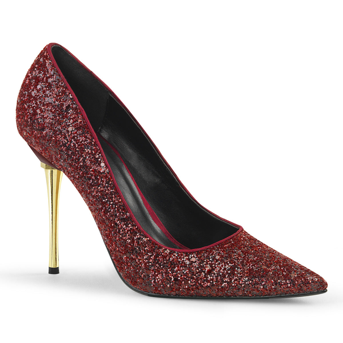 Pleaser Pompes pour femmes APPEAL-20g Bourgogne gltr PU