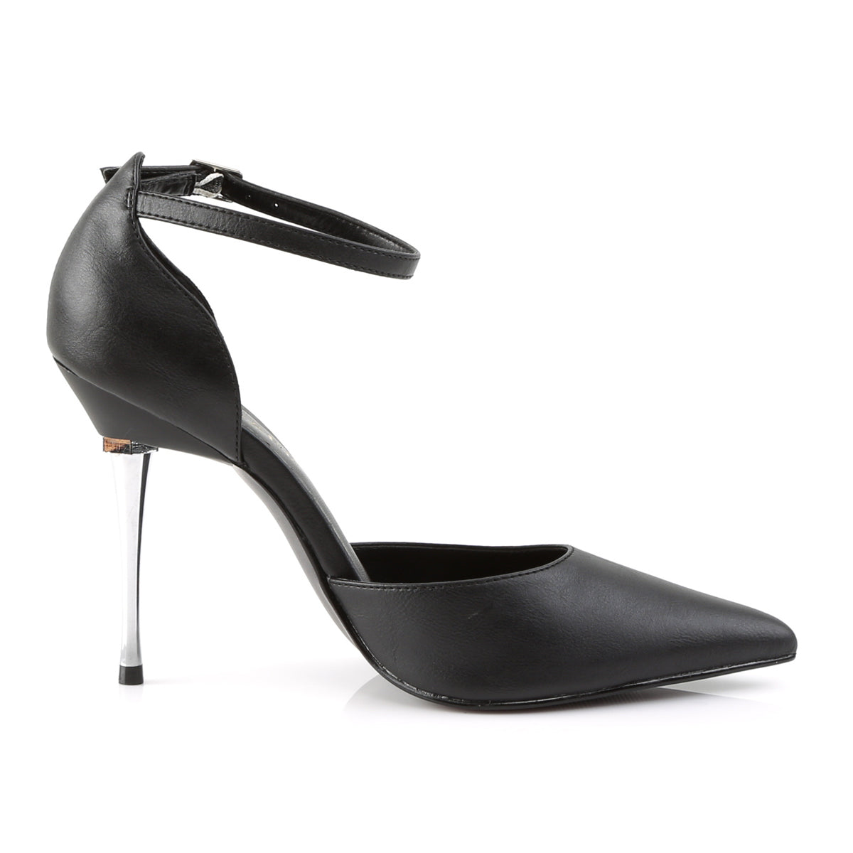 Pleaser Womens Pumps APPEAL-21 Blk Faux Leather