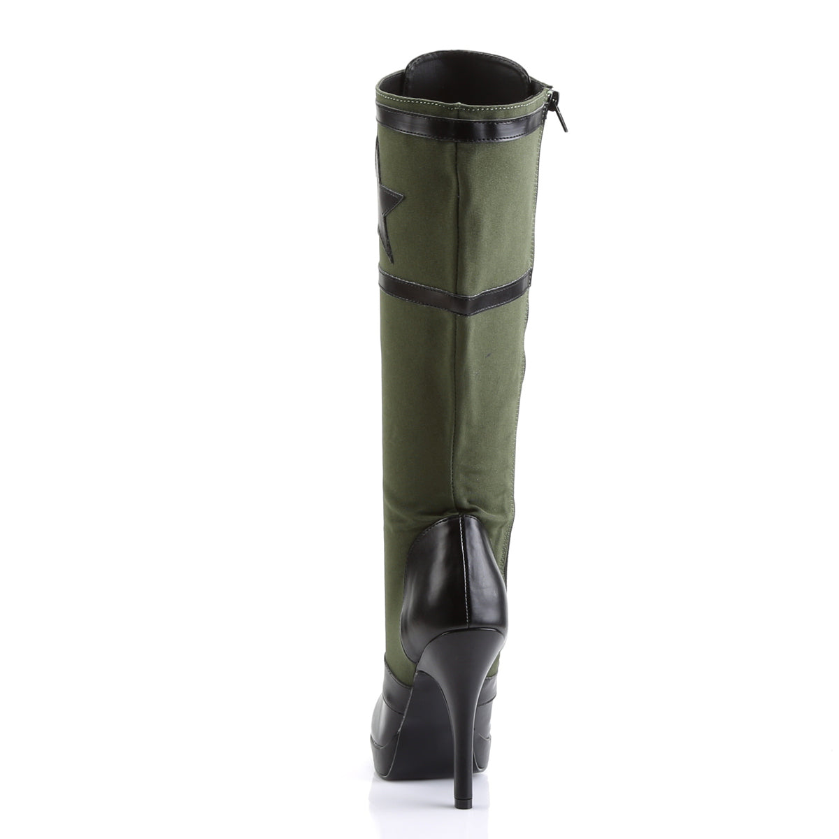 Funtasma Bottes pour femmes ARENA-2022 Blk PU-Army Toile verte