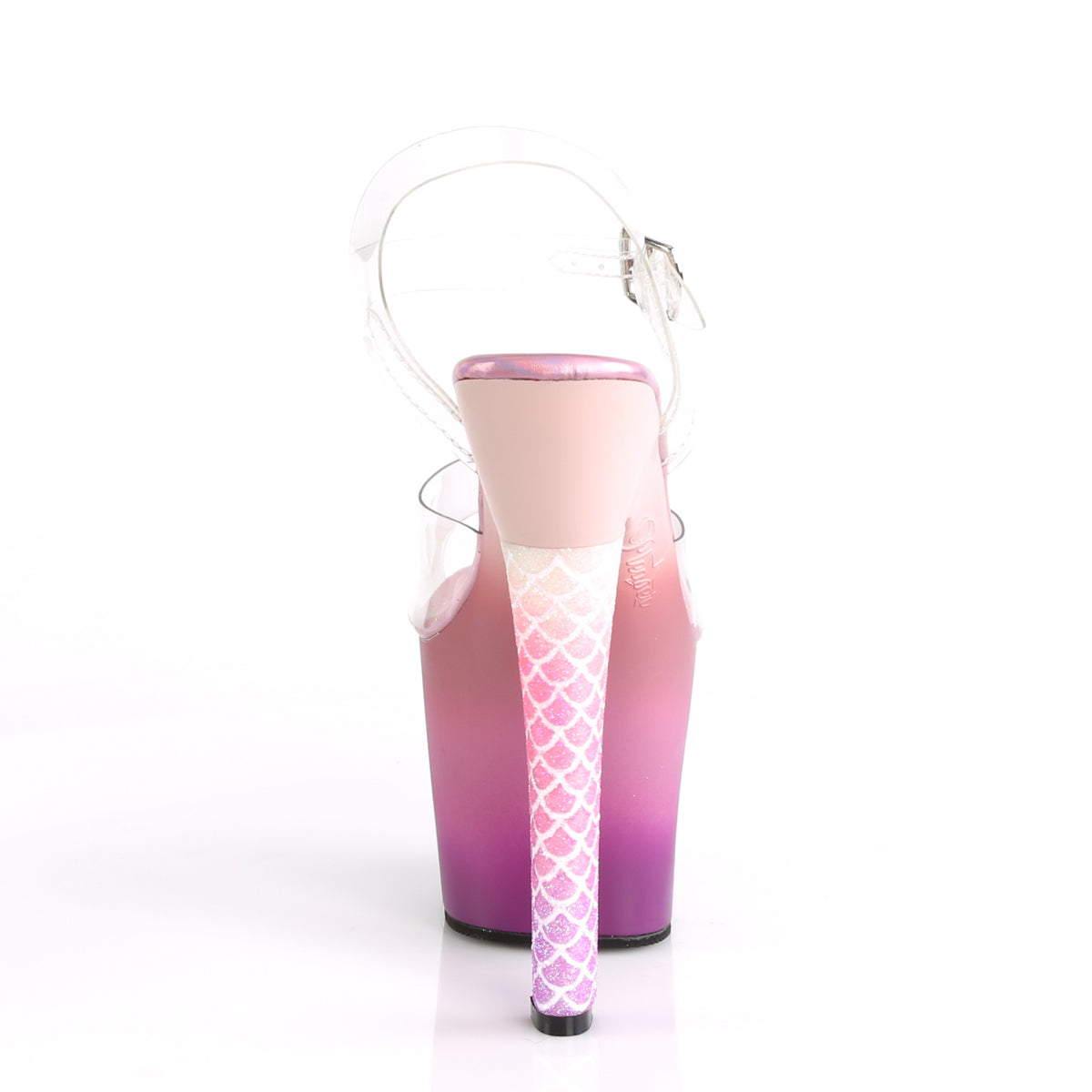 Pleaser Sandales pour femmes ARIEL-708ombre CLR / Rose-Purple Ombre