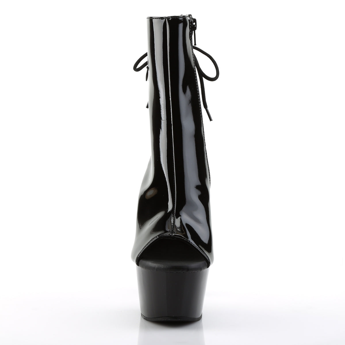 Pleaser Bottines pour femmes ASPIRE-1018 BLK PAT / BLK