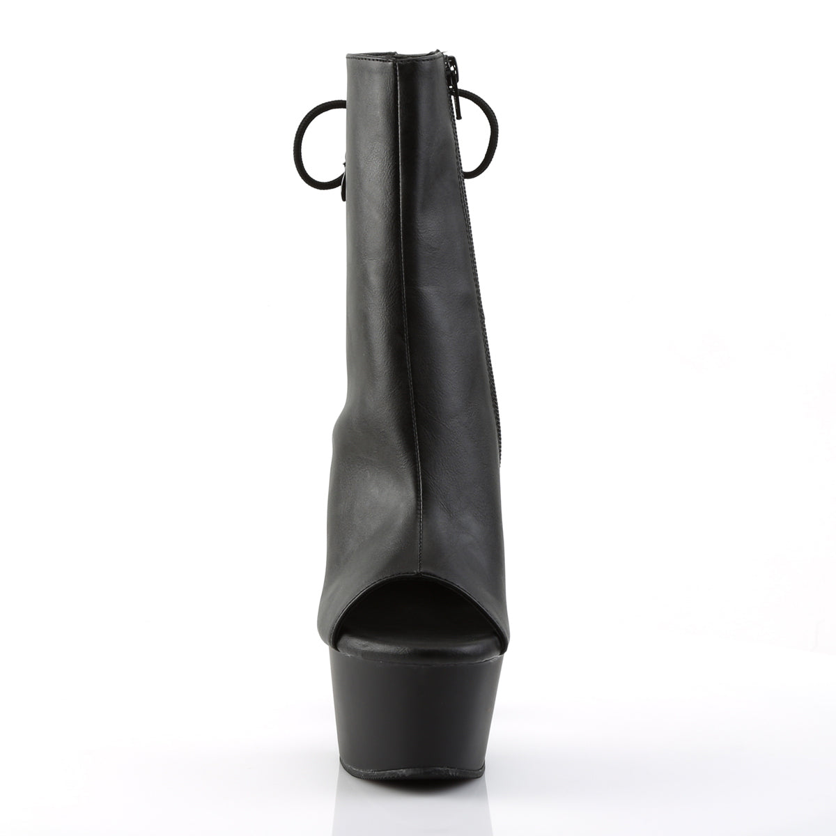 Pleaser Bottines pour femmes ASPIRE-1018 BLK FAUX CUIR / BLK MATTE