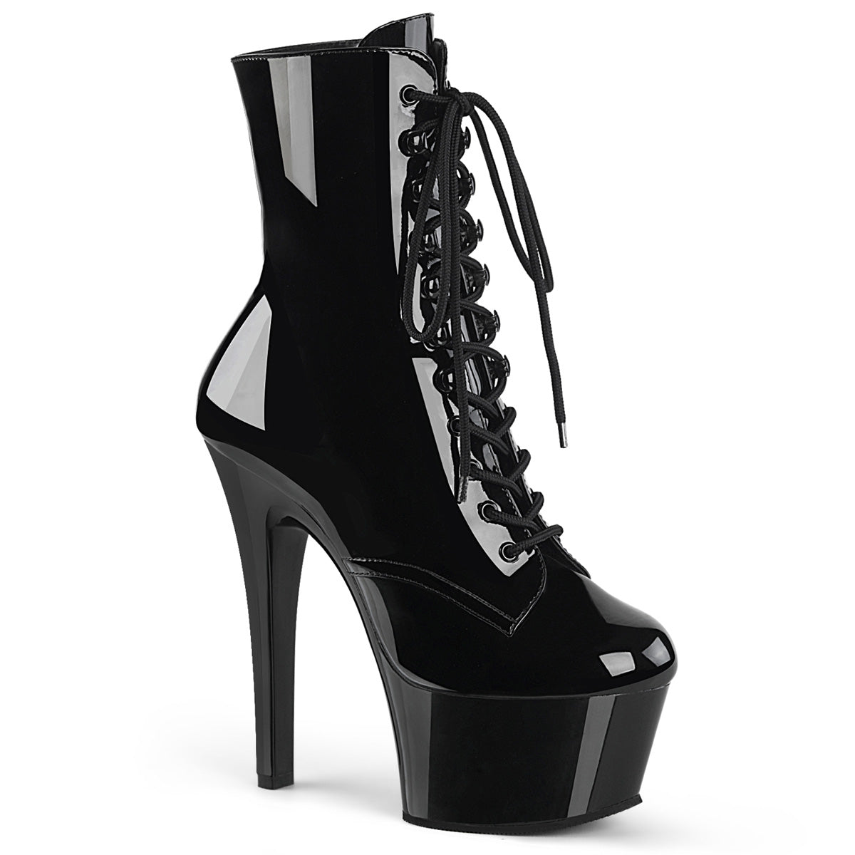 Pleaser Bottines pour femmes ASPIRE-1020 BLK PAT / BLK