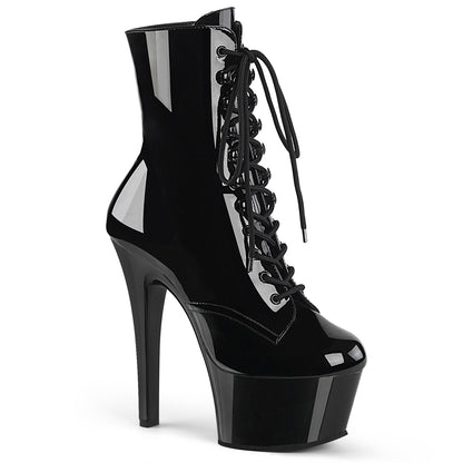 Pleaser Bottines pour femmes ASPIRE-1020 BLK PAT / BLK