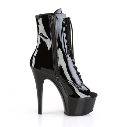 Pleaser Bottines pour femmes ASPIRE-1021 BLK PAT / BLK