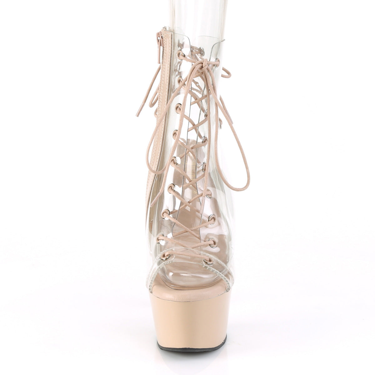 Pleaser Bottines pour femmes ASPIRE-600-30 CLR / NUDE