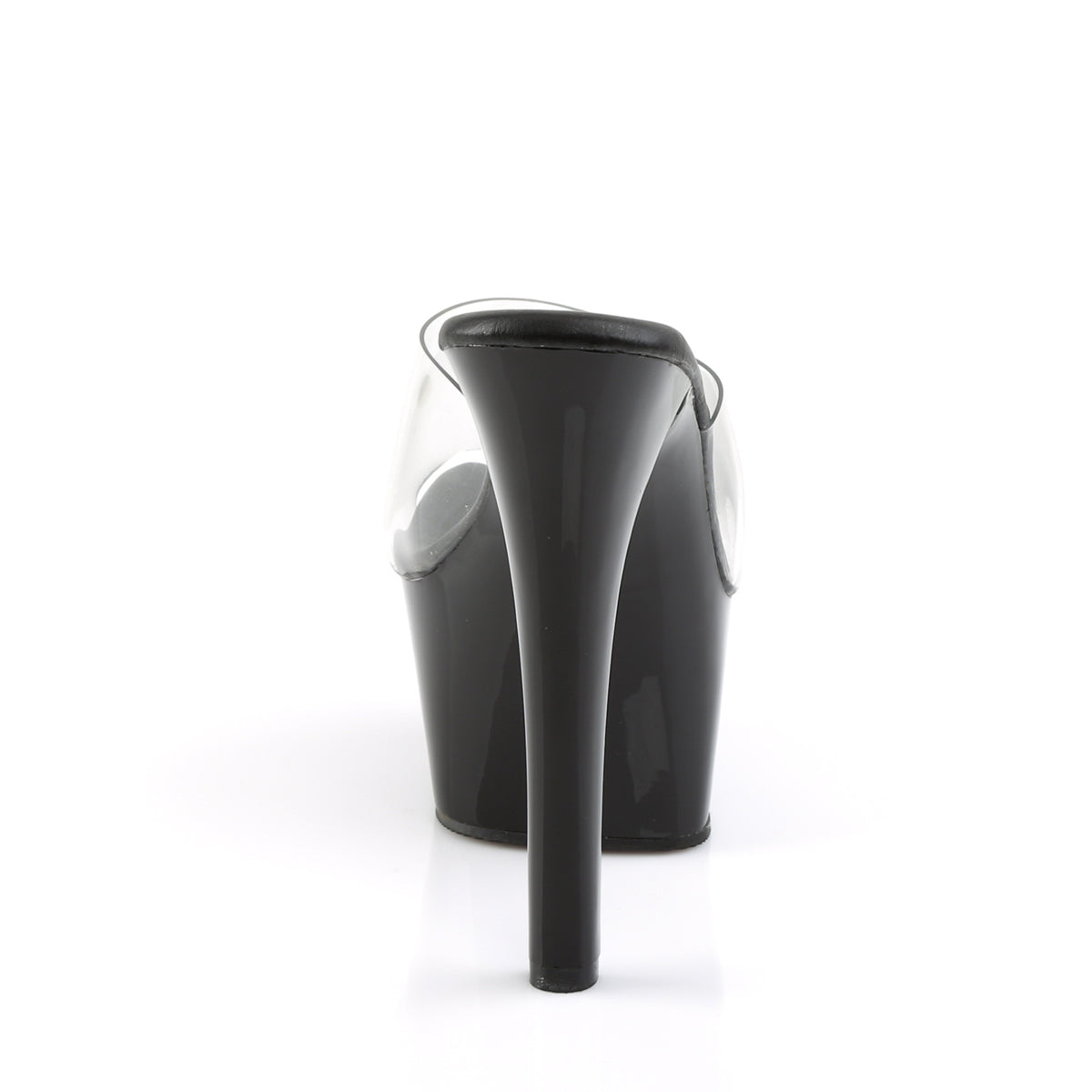 Pleaser Sandales pour femmes ASPIRE-601 CLR / BLK MATTE