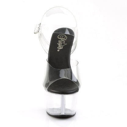 Pleaser Sandales pour femmes ASPIRE-608 CLR-BLK / CLR