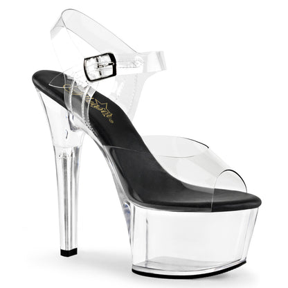 Pleaser Sandales pour femmes ASPIRE-608 CLR-BLK / CLR